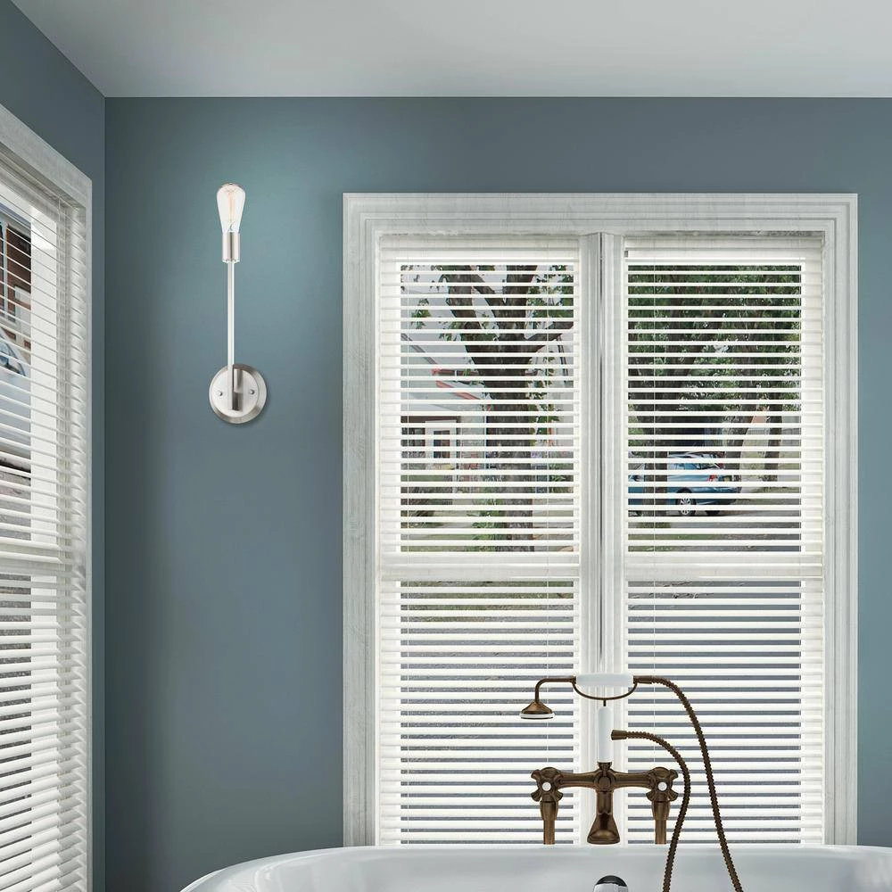 Prague 1 Light Brushed Nickel Sconce by Livex Lighting 3 Prague 1 Light Brushed Nickel Sconce by Livex Lighting - Image 3