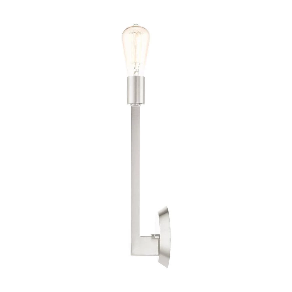 Prague 1 Light Brushed Nickel Sconce by Livex Lighting 10 Prague 1 Light Brushed Nickel Sconce by Livex Lighting - Image 10