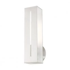 Soma 1 Light Brushed Nickel ADA Single Sconce by Livex Lighting -Livex Lighting shop brushed nickel livex lighting vanity lighting 45953 91 1f 1000