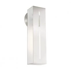 Soma 1 Light Brushed Nickel ADA Single Sconce by Livex Lighting -Livex Lighting shop brushed nickel livex lighting vanity lighting 45953 91 44 1000