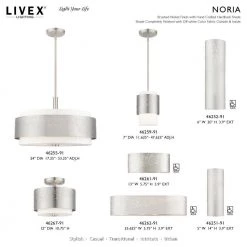 Noria 4 Light Brushed Nickel ADA Vanity Sconce by Livex Lighting -Livex Lighting shop brushed nickel livex lighting vanity lighting 46262 91 d4 1000
