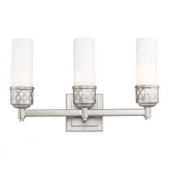 Westfield 3 Light Brushed Nickel Bath Vanity by Livex Lighting
