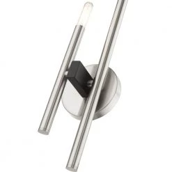 Denmark 2 Light Brushed Nickel ADA Double Sconce by Livex Lighting -Livex Lighting shop brushed nickel livex lighting vanity lighting 49342 91 76 1000