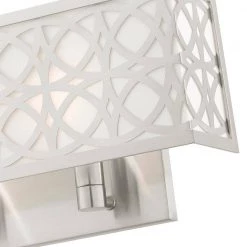 Calinda 2 Light Brushed Nickel ADA Double Sconce by Livex Lighting -Livex Lighting shop brushed nickel livex lighting vanity lighting 49877 91 76 1000