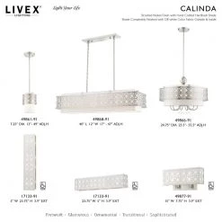Calinda 2 Light Brushed Nickel ADA Double Sconce by Livex Lighting -Livex Lighting shop brushed nickel livex lighting vanity lighting 49877 91 d4 1000