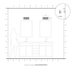 Calinda 1 Light Brushed Nickel ADA Single Sconce by Livex Lighting -Livex Lighting shop brushed nickel livex lighting vanity lighting 49878 91 66 1000
