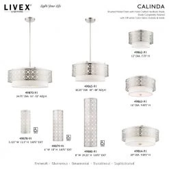 Calinda 1 Light Brushed Nickel ADA Single Sconce by Livex Lighting -Livex Lighting shop brushed nickel livex lighting vanity lighting 49878 91 d4 1000