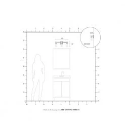 Midtown 3 Light Brushed Nickel Bath Vanity Light by Livex Lighting -Livex Lighting shop brushed nickel livex lighting vanity lighting 50683 91 66 1000