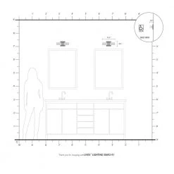 Midtown 2 Light Brushed Nickel Bath Vanity by Livex Lighting -Livex Lighting shop brushed nickel livex lighting vanity lighting 50692 91 66 1000