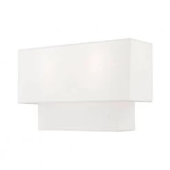 Claremont 2 Light Brushed Nickel ADA Wall Sconce by Livex Lighting -Livex Lighting shop brushed nickel livex lighting vanity lighting 51046 91 fa 1000