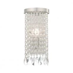 Elizabeth 1 Light Brushed Nickel ADA Wall Sconce by Livex Lighting