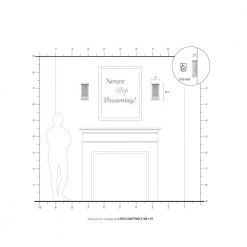 Elizabeth 1 Light Brushed Nickel ADA Wall Sconce by Livex Lighting -Livex Lighting shop brushed nickel livex lighting vanity lighting 51061 91 77 1000