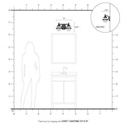 Oldwick 2 Light Brushed Nickel Bath Vanity by Livex Lighting 14 Oldwick 2 Light Brushed Nickel Bath Vanity by Livex Lighting -Livex Lighting shop brushed nickel livex lighting vanity lighting 5712 91 77 1000