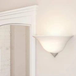 Coronado 1 Light Brushed Nickel Wall Sconce by Livex Lighting -Livex Lighting shop brushed nickel livex lighting vanity lighting 6120 91 1d 1000