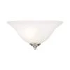 Coronado 1 Light Brushed Nickel Wall Sconce by Livex Lighting