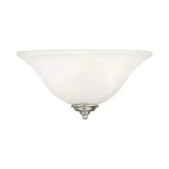 Coronado 1 Light Brushed Nickel Wall Sconce by Livex Lighting -Livex Lighting shop brushed nickel livex lighting vanity lighting 6120 91 c3 1000