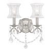 Newcastle 2 Light Brushed Nickel Wall Sconce by Livex Lighting