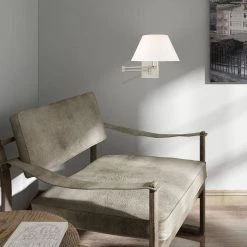 Swing Arm Wall Lamps 1 Light Brushed Nickel Swing Arm Wall Lamp by Livex Lighting -Livex Lighting shop brushed nickel livex lighting wall lamps 40039 91 a0 1000