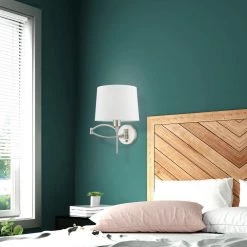 Brushed Nickel Hardwired/Plug-In Swing Arm Wall Lamp by Livex Lighting 18 Brushed Nickel Hardwired/Plug-In Swing Arm Wall Lamp by Livex Lighting -Livex Lighting shop brushed nickel livex lighting wall lamps 40044 91 76 1000