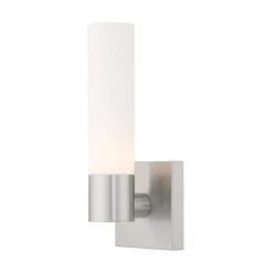 Aero 1 Light Brushed Nickel ADA Wall Sconce by Livex Lighting