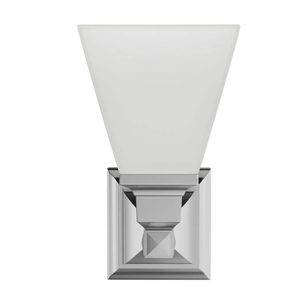 Mission 1 Light Brushed Nickel Wall Sconce by Livex Lighting 3 Mission 1 Light Brushed Nickel Wall Sconce by Livex Lighting - Image 3