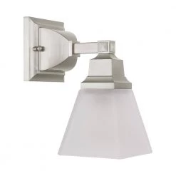 Mission 1 Light Brushed Nickel Wall Sconce by Livex Lighting 13 Mission 1 Light Brushed Nickel Wall Sconce by Livex Lighting -Livex Lighting shop brushed nickel livex lighting wall sconces 1031 91 c3 1000