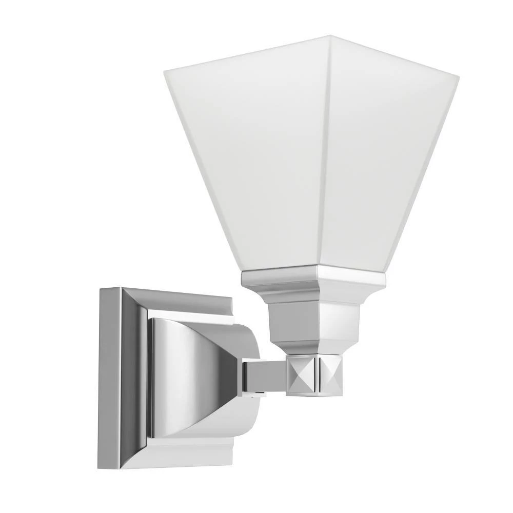 Mission 1 Light Brushed Nickel Wall Sconce by Livex Lighting 2 Mission 1 Light Brushed Nickel Wall Sconce by Livex Lighting - Image 2