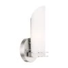 Pelham 1 Light Brushed Nickel Bath Vanity/Wall Sconce by Livex Lighting