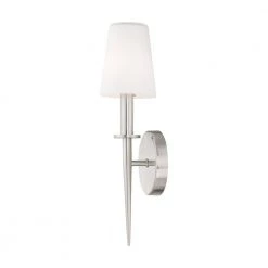 Witten 1-Light Brushed Nickel ADA Wall Sconce by Livex Lighting -Livex Lighting shop brushed nickel livex lighting wall sconces 41692 91 44 1000