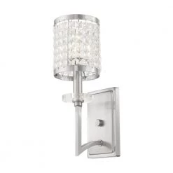 Grammercy 1 Light Brushed Nickel Wall Sconce by Livex Lighting -Livex Lighting shop brushed nickel livex lighting wall sconces 50561 91 fa 1000
