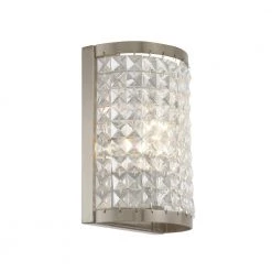 Grammercy 1 Light Brushed Nickel Wall Sconce by Livex Lighting -Livex Lighting shop brushed nickel livex lighting wall sconces 50571 91 1f 1000