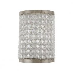 Grammercy 1 Light Brushed Nickel Wall Sconce by Livex Lighting -Livex Lighting shop brushed nickel livex lighting wall sconces 50571 91 44 1000