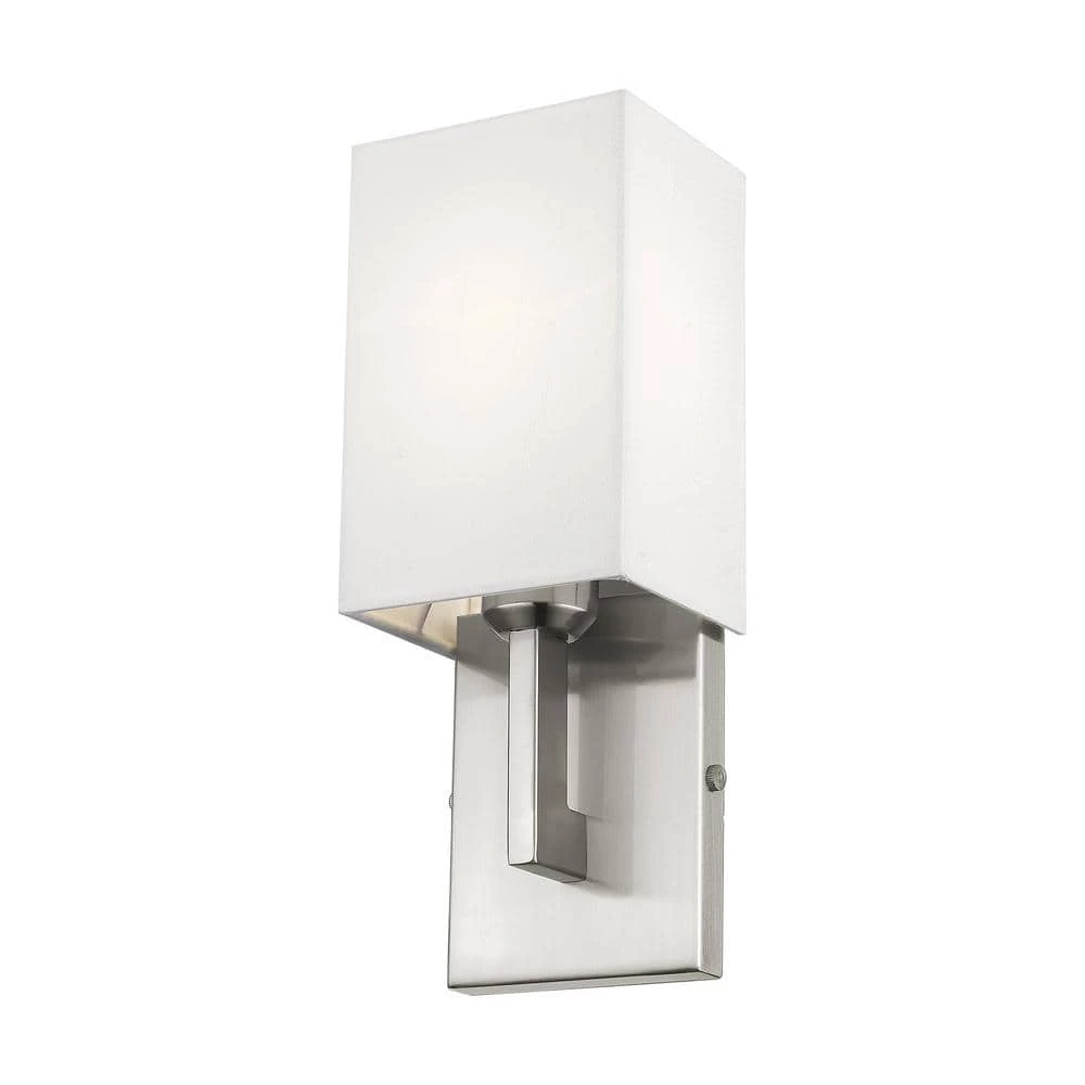 Hollborn 1 Light Brushed Nickel Wall Sconce by Livex Lighting 5 Hollborn 1 Light Brushed Nickel Wall Sconce by Livex Lighting - Image 5
