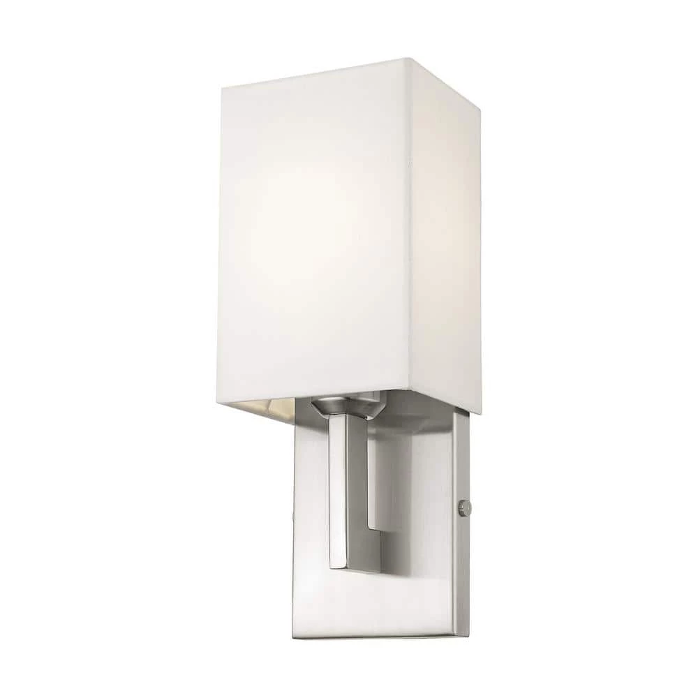 Hollborn 1 Light Brushed Nickel Wall Sconce by Livex Lighting 4 Hollborn 1 Light Brushed Nickel Wall Sconce by Livex Lighting - Image 4