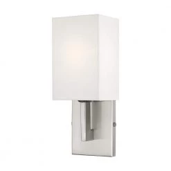 Hollborn 1 Light Brushed Nickel Wall Sconce by Livex Lighting