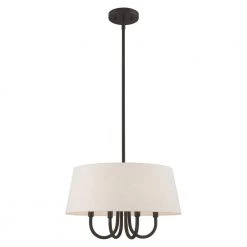 Belclaire 4 Light English Bronze Pendant Chandelier by Livex Lighting -Livex Lighting shop english bronze livex lighting chandeliers 50804 92 4f 1000
