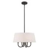 Belclaire 4 Light English Bronze Pendant Chandelier by Livex Lighting
