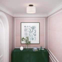 Meadow 1 Light English Bronze Semi Flush Mount by Livex Lighting -Livex Lighting shop english bronze livex lighting flush mount lights 49808 92 40 1000