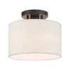 Meadow 1 Light English Bronze Semi Flush Mount by Livex Lighting