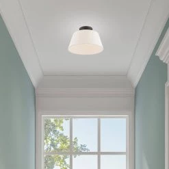 Belclaire 1 Light English Bronze Semi Flush Mount by Livex Lighting -Livex Lighting shop english bronze livex lighting flush mount lights 50802 92 40 1000