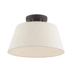 Belclaire 1 Light English Bronze Semi Flush Mount by Livex Lighting -Livex Lighting shop english bronze livex lighting flush mount lights 50802 92 4f 1000