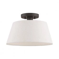 Belclaire 1 Light English Bronze Semi Flush Mount by Livex Lighting -Livex Lighting shop english bronze livex lighting flush mount lights 50802 92 c3 1000