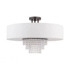 Carlisle 22 in. 5-Light English Bronze Semi-Flush Mount by Livex Lighting -Livex Lighting shop english bronze livex lighting flush mount lights 51098 92 c3 1000