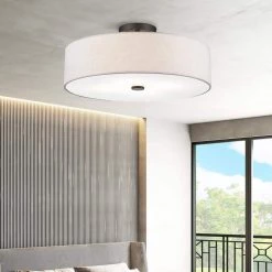 Meridian 4 Light English Bronze Semi Flush Mount by Livex Lighting