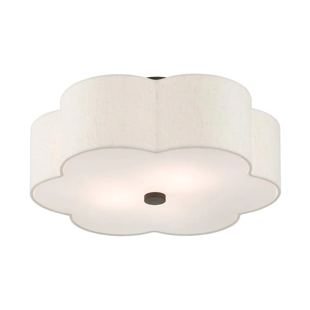 Solstice 3 Light English Bronze Semi Flush Mount by Livex Lighting 8 Solstice 3 Light English Bronze Semi Flush Mount by Livex Lighting - Image 8