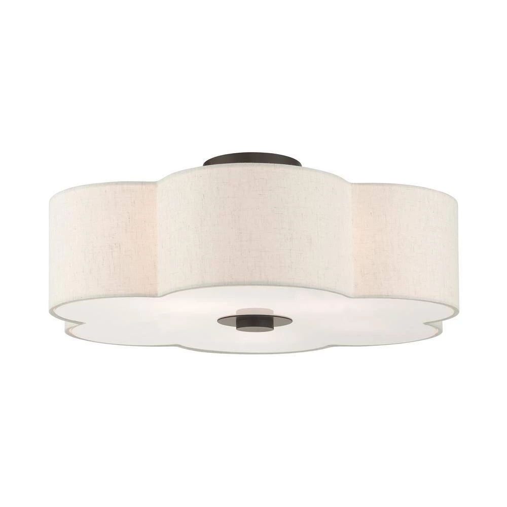 Solstice 5 Light English Bronze Semi Flush Mount by Livex Lighting 8 Solstice 5 Light English Bronze Semi Flush Mount by Livex Lighting - Image 8