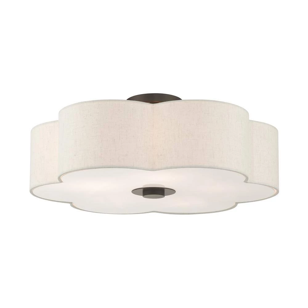 Solstice 5 Light English Bronze Semi Flush Mount by Livex Lighting 6 Solstice 5 Light English Bronze Semi Flush Mount by Livex Lighting - Image 6
