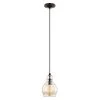 Art Glass Mini Pendants 1 Light English Bronze Mini Pendant by Livex Lighting