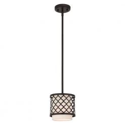 Arabesque 1 Light English Bronze Mini Pendant by Livex Lighting -Livex Lighting shop english bronze livex lighting pendant lights 41118 92 1f 1000