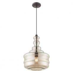 Art Glass Mini Pendants 1 Light English Bronze Mini Pendant by Livex Lighting -Livex Lighting shop english bronze livex lighting pendant lights 41225 92 44 1000
